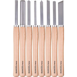 BORMANN Pro BHT7849 Σετ Σκαρπέλα με Ξύλινη Βάση (Ξυλογλυπτικής) 8 τμχ