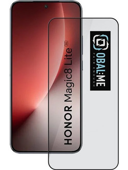 OBAL:Me 5D Glass Screen Protector For Honor Magic8 Lite Black - (57983129650)