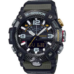 Casio G-Shock Mudmaster Ανδρικό Ρολόι Χρονογράφος με Πράσινο Καουτσούκ Λουράκι GG-B100-1A3ER