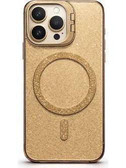 Glitter Bracket MagSafe - iPhone 16 Pro - Καφέ