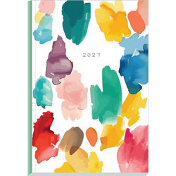 Next ημερολόγιο 2027 Trends Watercolour ημερήσιο δετό 14x21εκ. Με σχέδια