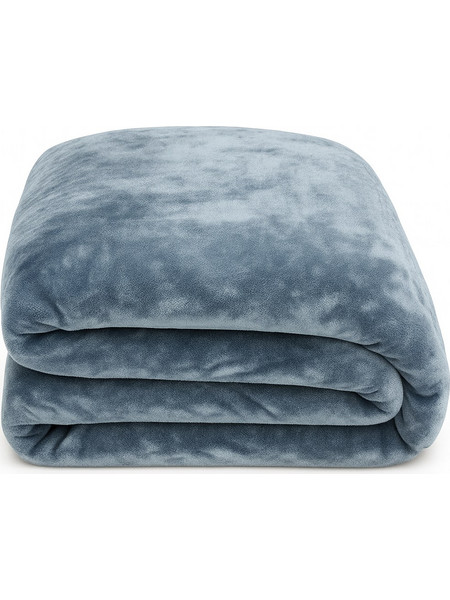 Κουβέρτα Υπέρδιπλη 220x240 Cosmin Velvet Blue