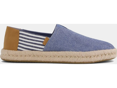 TOMS NVY CHMBRY/STRP MN ALROPE ESP 10023240-NAVY Blue