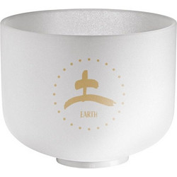 MEINL Sonic Energy TCMCSB10-E TCM Crystal Singing Bowl 10" (25 cm) Earth 256 Hz