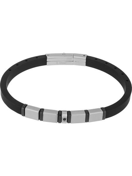 Visetti Ανδρικό Βραχιόλι Χειροπέδα από Ατσάλι DI-BR076B