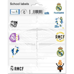 Real Madrid adhesive labels 10 Τεμ