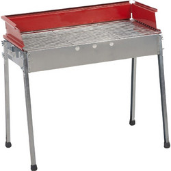 Gekas Metal Γαλβανιζέ Ψησταριά Κάρβουνου 60x30εκ. 10-151-05