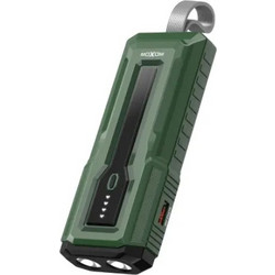 Power Bank 2 Σε 1 10000mAh Με Φακό Και PD 20W Moxom MX-PB133 - ΠΡΑΣΙΝΟ