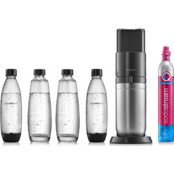 Sodastream DUO Megapack Black Συσκευή Παρασκευής Ανθρακούχου Νερού