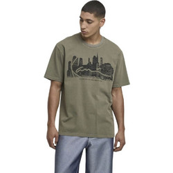 Karl Kani Signature Skyline Washed Boxy T-Shirt Ανδρικό - Green (KM261-003-2)