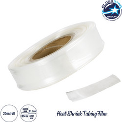 GLOBOSTAR(R) SHRINKTUBE 79969 Θερμοσυστελλόμενο Μακαρόνι Στεγανοποίησης για Neon Flex LED Αδιάβροχο IP65 - Διάφανο - Μ2500 x Π3 x Υ3cm/Π1.5 x Υ1.5cm - Ρολό 25 Μέτρων