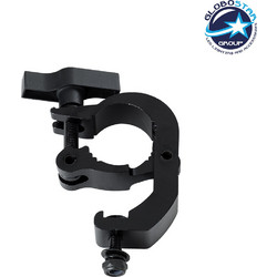 GloboStar(R) CLAMPS 51181 Επαγγελματικός Γάντζος Hook Αλουμινίου Ύψηλης Αντοχής για Κρέμαση, Στήριξη & Τοποθέτηση Προϊόντων Stage σε Τράσες - Μ17 x Π12 x Υ3cm - Μαύρο