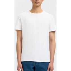 SELECTED Regular Fit Pima Cotton T-Shirt - Bright White
