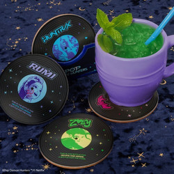 Cinereplicas cinereplicas: k-pop demon hunters - hunters and demons soundtrack coasters set of 4 CR4120
