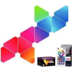 Smart RGB Φωτιστικά Τοίχου 10 Panels - WiFi & App Control