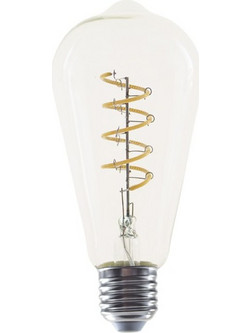 FILAMENT LED DIM ST64 4W ΣΠΙΡΑΛ 1800K 230V AC 300LM RA80 30000HRS 360 1xE27 / CONDI4WWSDIM