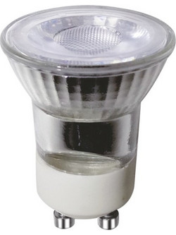 LED SMD ΓΥΑΛΙΝΟ MINI 2,5W 4000K 230V AC 270LM RA80 30000HRS 38 1xGU10 / GU10283512CNW