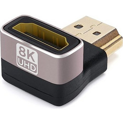 Powertech POWERTECH αντάπτορας HDMI 2.1 CAB-H158, 8K/60Hz, γωνιακός, μαύρος