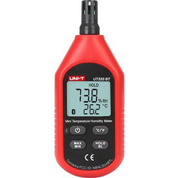 UNI-T UNI-T ψηφιακό θερμόμετρο & υγρασιόμετρο UT333BT, Bluetooth