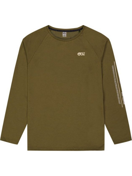 Μπλούζα μακρυμάνικη ανδρική Timont Ls Tech Tee Picture Καφέ