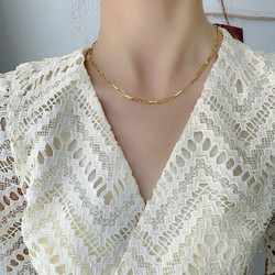 Peach Jewelry Aλυσιδα Λαιμού Ασημι 925 Επίχρυση 18κ