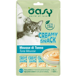 Oasy Cat Creamy Snack Tuna 4x15gr