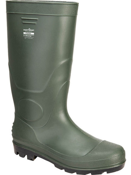 Portwest Wellington PVC FW90 Γαλότσες Εργασίας Γονάτου Πράσινες