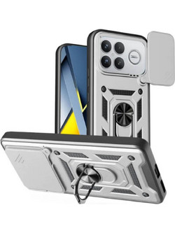 Bodycell Armor Slide Back Cover Silver (Xiaomi Poco F8 Ultra)