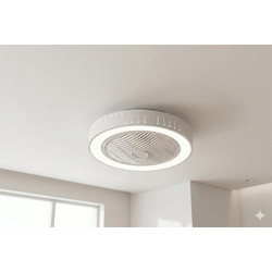 Redled Stefy 01-28893 Ανεμιστήρας Οροφής 50cm 35W με Φως & Τηλεχειριστήριο Λευκός