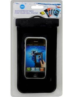 Θήκη Αδιάβροχη Ancus για Apple iPhone 6/Samsung SM-G900F Galaxy S5 και Ηλεκτρονικών Συσκευών Μαύρη 14.5x9.5cm