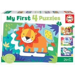 Παιδικό Puzzle Educa My Jungle Animals 4 In 1 5 + 6 + 7 + 8 Κομμάτια