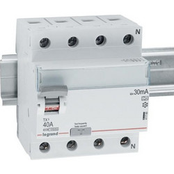 Αυτόματο ρελέ διαρροής TX3 A 4P-40A 30MA HPI 411765-Legrand 411765