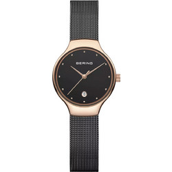 Bering Classic Γυναικείο Ρολόι με Μαύρο Μεταλλικό Μπρασελέ 13326-262