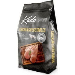 Kudo Adult Chicken +amp Vegetables All Breeds Ξηρά Τροφή Σκύλου με Κοτόπουλο +amp Λαχανικά 1kg Χύμα