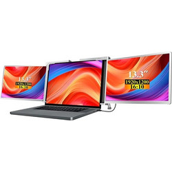 Extralink Smart Life S350 2-Screen IPS Φορητό Monitor 13.3" 1920x1200 FHD 60Hz