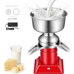 VEVOR Electric Milk Cream Separator, 60L/H Output 10500RPM Milk Cream Crifugal Separator, 304 Ανοξείδωτο Ατσάλι Γίδινο Αγελαδινό Γάλα Διαχωριστική Μηχανή με Χωρητικότητα μπολ 4,5L (40W, 100-240V)