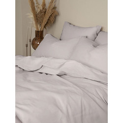 Sunshine Home Σετ Σεντόνια King Size Βαμβακερά 260x270 Feelings 106 Light Grey