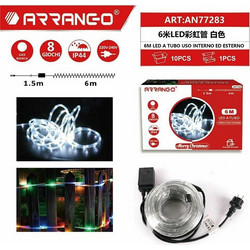 Φωτοσωλήνας 220V LED Arrango Ψυχρό Λευκό IP44 με Προγράμματα