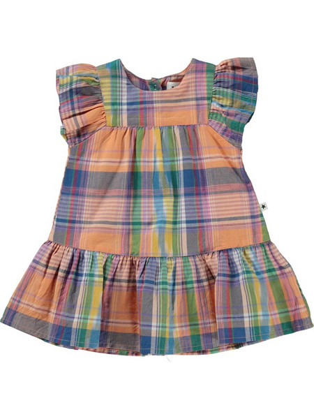 Molo. Baby Madras plaid Dress