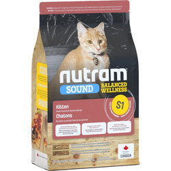 Nutram Sound Balanced Wellness S1 Kitten with Chicken & Salmon 1.13kg