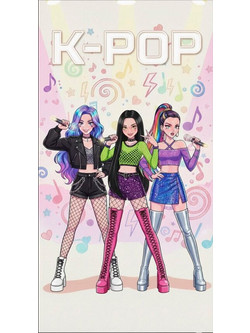 Kpop microfibre beach towel