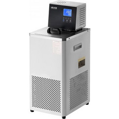VEVOR Laboratory Chiller Circulator, -30C-100C, 6 L Εσωτερική και Εξωτερική Διπλή Κυκλοφορία, Ψυκτικό συγκρότημα αντλίας κυκλοφορητή υγρού ψύξης χαμηλής θερμοκρασίας, λουτρό νερού ανακύκλωσης ψυκτικού