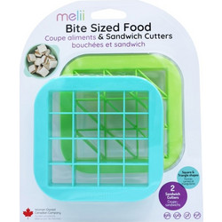 Melii - Sandwich Cutters Blue/Lime 2 τεμ