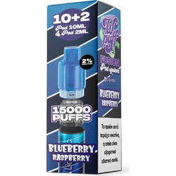 Wpuff Refill Pod Blueberry Raspberry 10+2ml by Liquideo