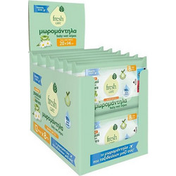 Septona Care Μωρομάντηλα με Αλόη και Χαμομήλι 12 Packs x 8 τεμάχια