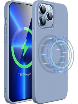 ESR Cloud Soft HaloLock MagSafe Back Cover Blue (iPhone 13 Pro)