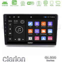 Clarion GL500 Series Toyota Verso 2009-2018 Ηχοσύστημα Αυτοκινήτου 2 DIN 9" με USB / GPS U-GL5-TY0975