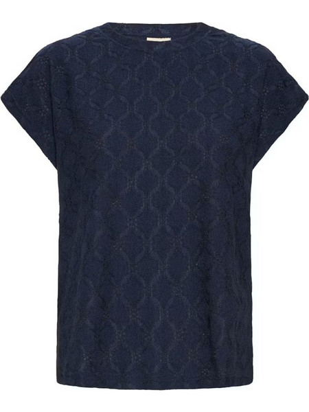 Fransa FRIMIRA T-shirt - ΣΚΟΎΡΟ ΜΠΛΈ