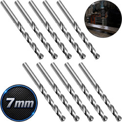 Σετ Τρυπάνια HSS M2 7x108mm για Μέταλλο σε Θήκη 10 Τεμαχίων OEM