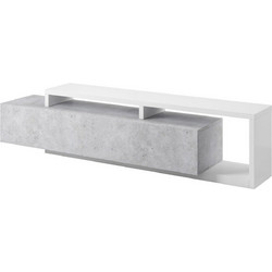 PoliHome Έπιπλο Τηλεόρασης Ξύλινο Σταχτί Μ219xΠ45xΥ52cm Bron 16625849
